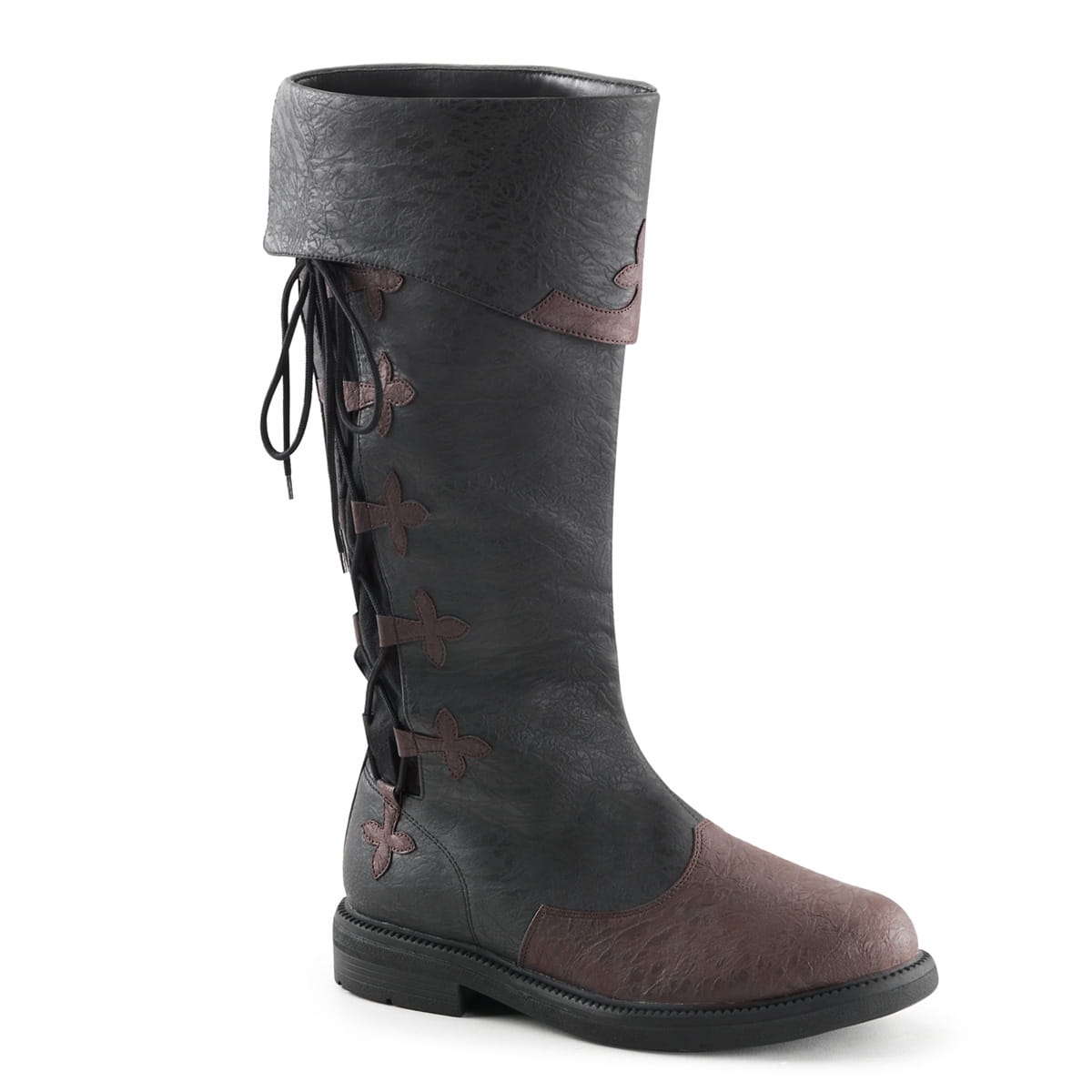 Funtasma CAPTAIN-110 Herren Stiefel Schwarz Braun EU 42-43