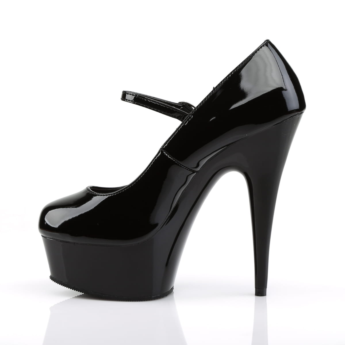 Pleaser DELIGHT-687 Damen Pumps Schwarz  EU 35