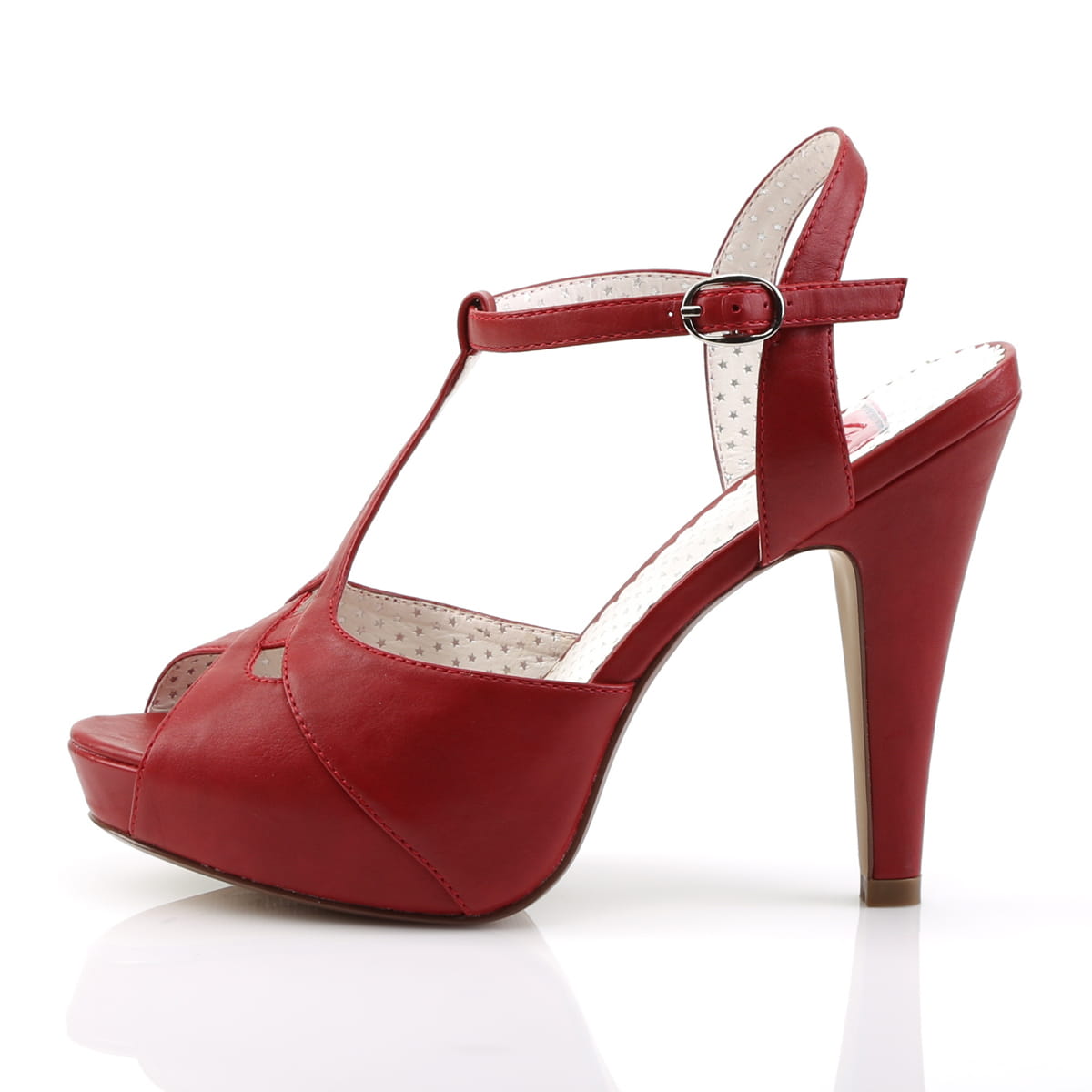 Pin Up Couture BETTIE-23 Damen Sandale Rot  EU 36