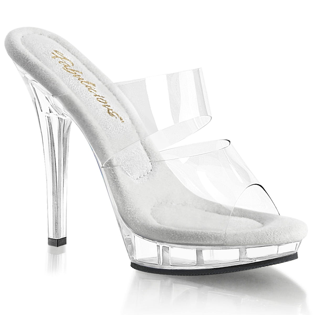Fabulicious LIP-102 Damen Slipper Transparent EU 39