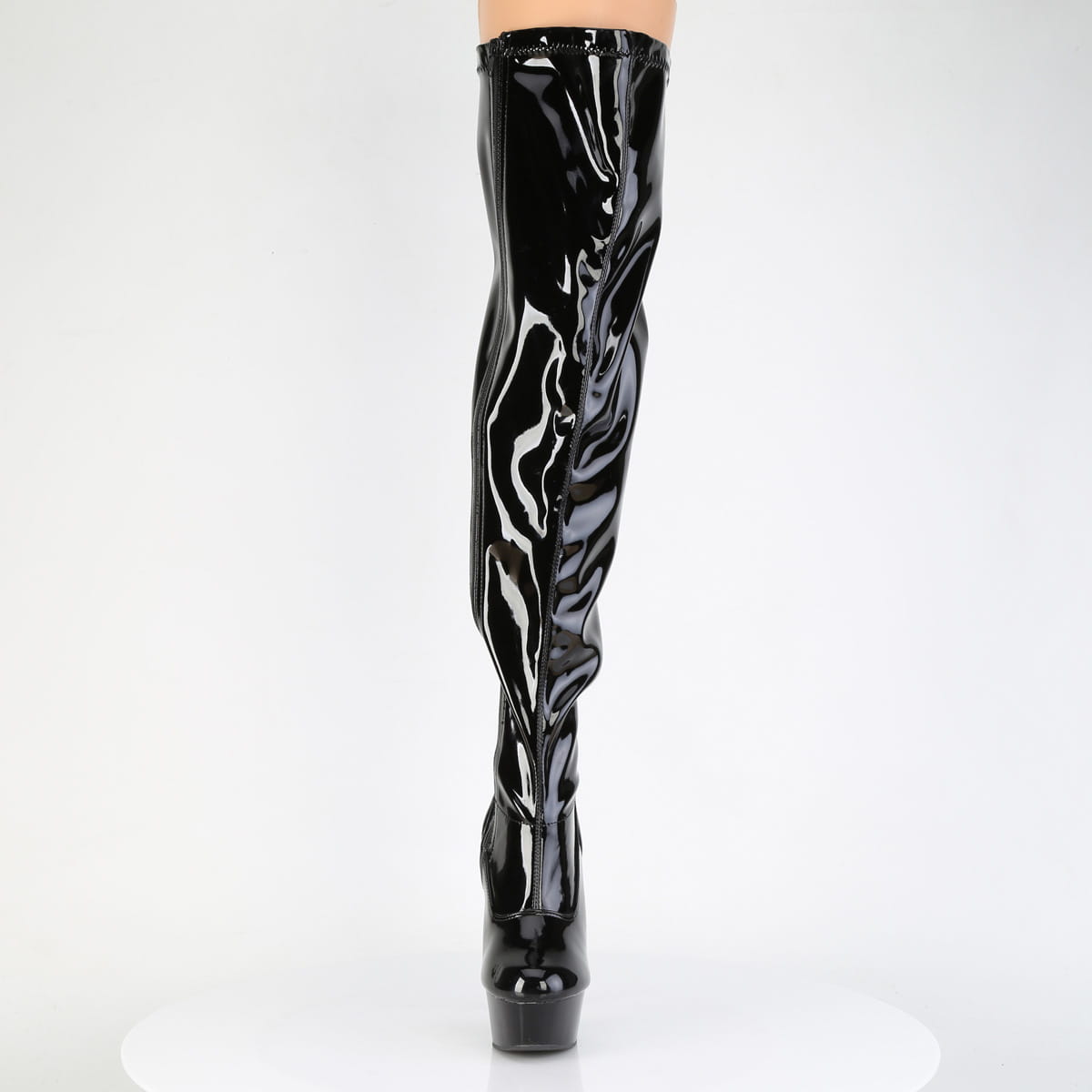Pleaser DELIGHT-3000WCF Damen Stiefel Schwarz  EU 39