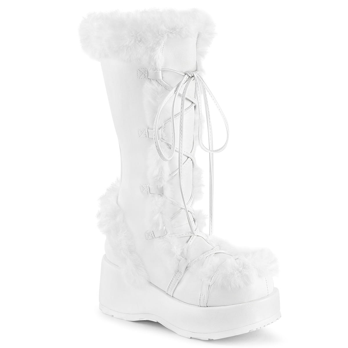 DemoniaCult CUBBY-311 Damen Stiefel Weiß  EU 37