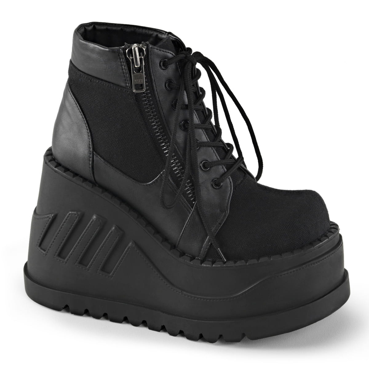DemoniaCult STOMP-10 Damen Stiefelette Schwarz EU 42