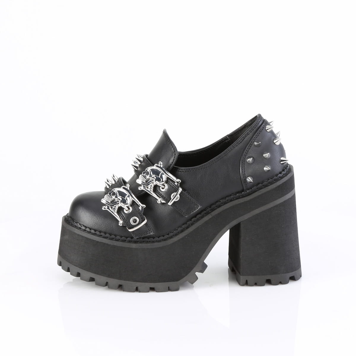 DemoniaCult ASSAULT-38 Damen Halbschuh Schwarz  EU 40