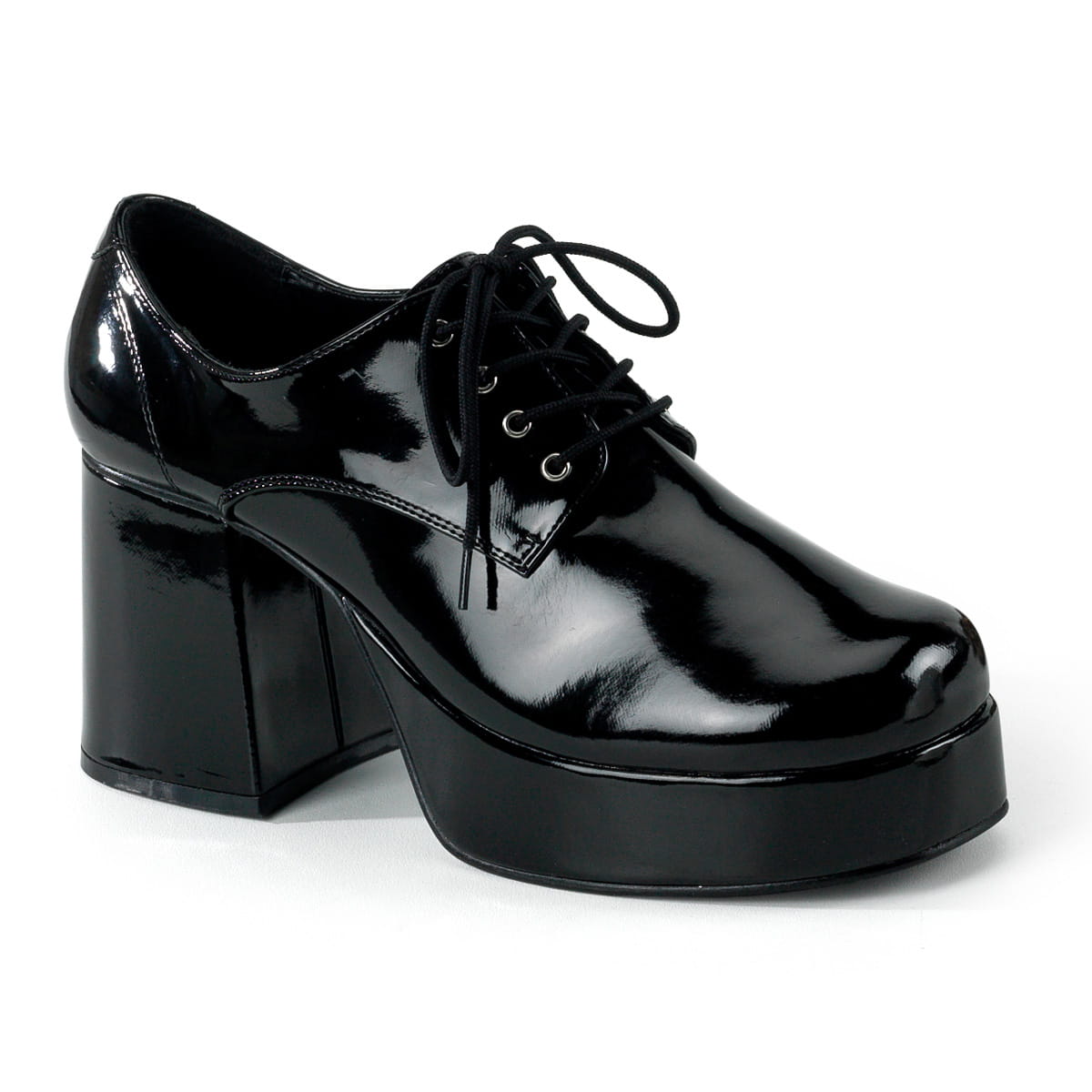 Funtasma JAZZ-02 Herren Halbschuh Schwarz Lack EU 42-43