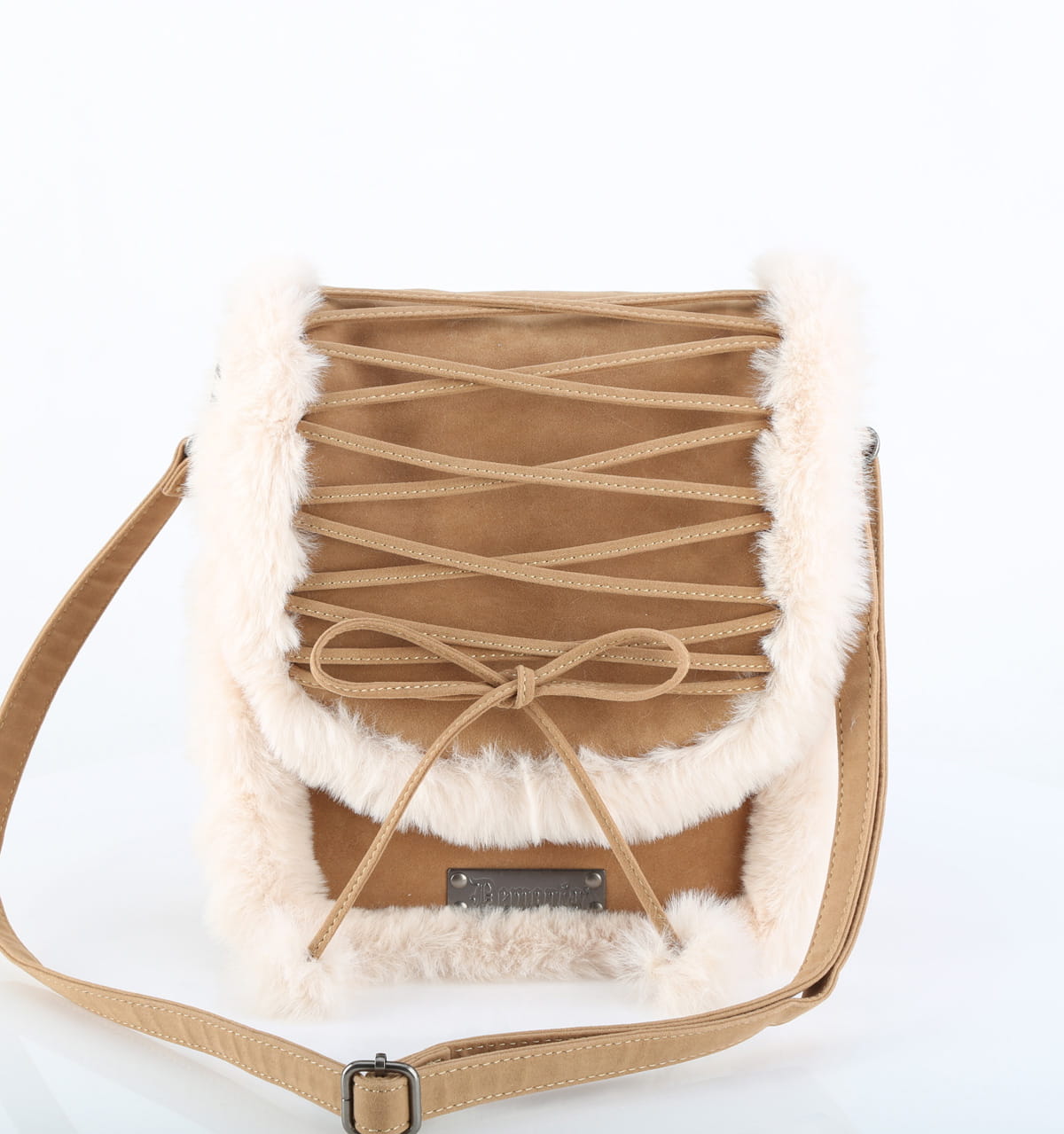 DemoniaCult HB-663 Crossbody Schultergurt Tasche Camel