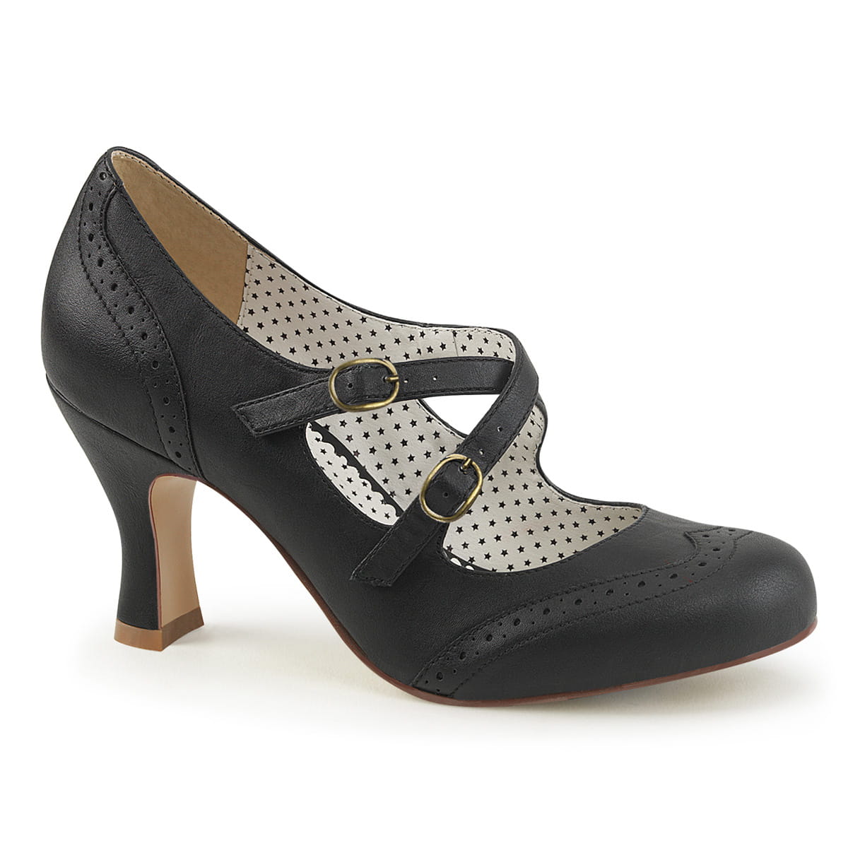 Pin Up Couture FLAPPER-35 Damen Pumps Schwarz  EU 36
