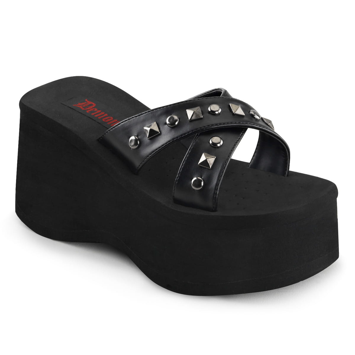 DemoniaCult FUNN-29 Damen Slipper Schwarz EU 36